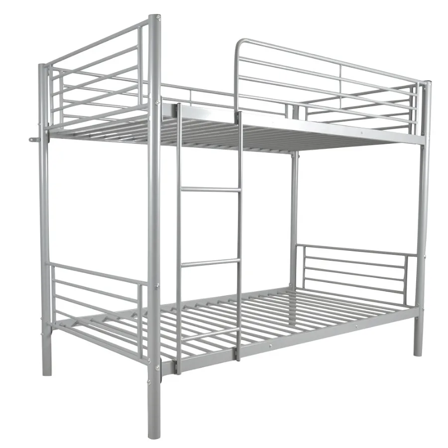 NEW CODE 72358270 Iron Bed Bunk Bed with Ladder for Twin Size Gray
NEW CODE 72358270 Iron Bed Bunk Bed with Ladder for Twin Size Gray