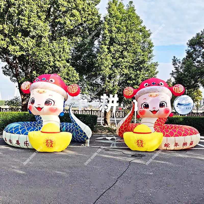 New Year Decoration Inflatable Snake,Cartoon Snake Model can be Customized in Size and Color
New Year Decoration Inflatable Snake,Cartoon Snake Model can be Customized in Size and Color