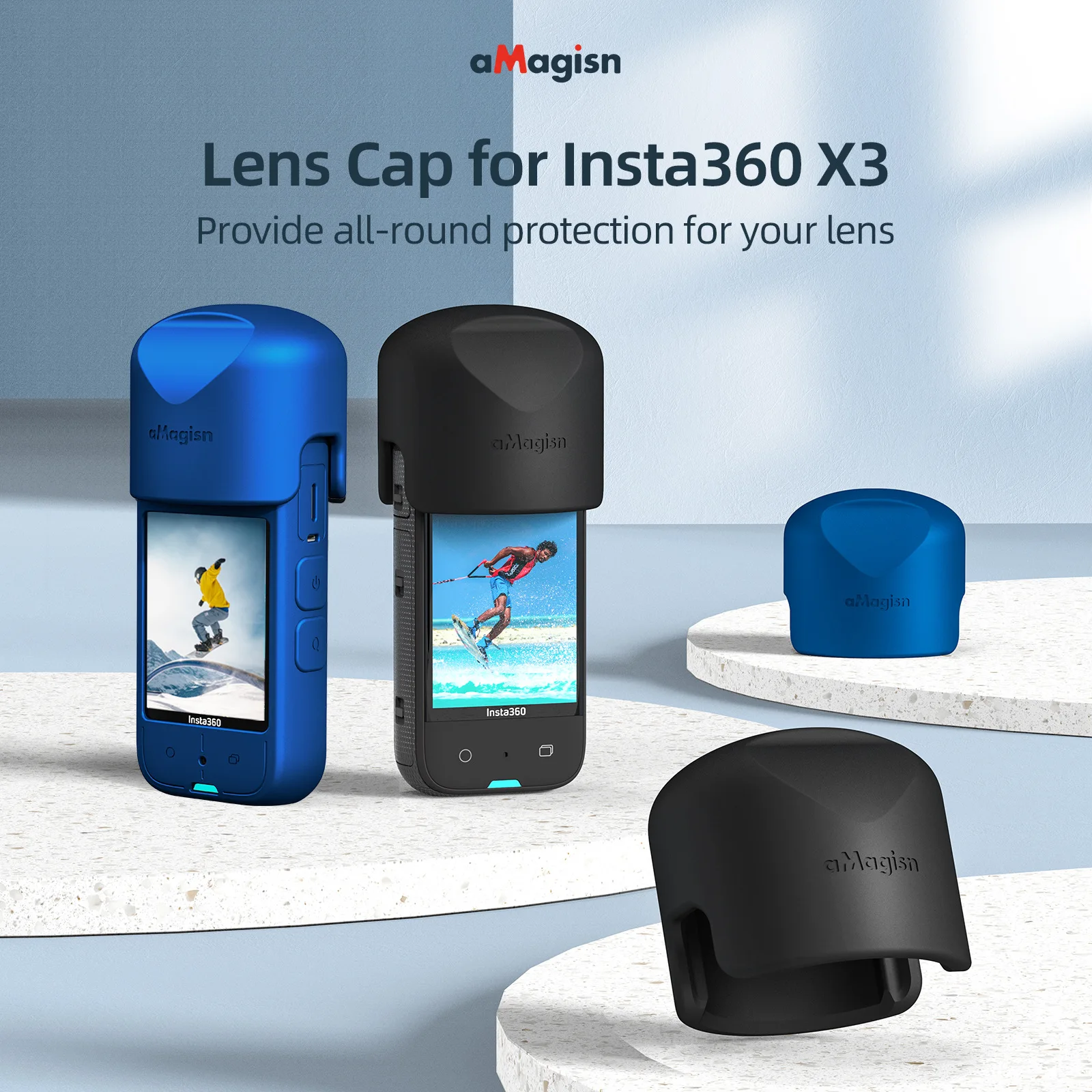 Amagis для экшн-камеры Insta360 X3 силиконовая крышка объектива клейкая защита для объектива Защита корпуса чехол Insta 360 one X3
Amagis для экшн-камеры Insta360 X3 силиконовая крышка объектива клейкая защита для объектива Защита корпуса чехол Insta 360 one X3