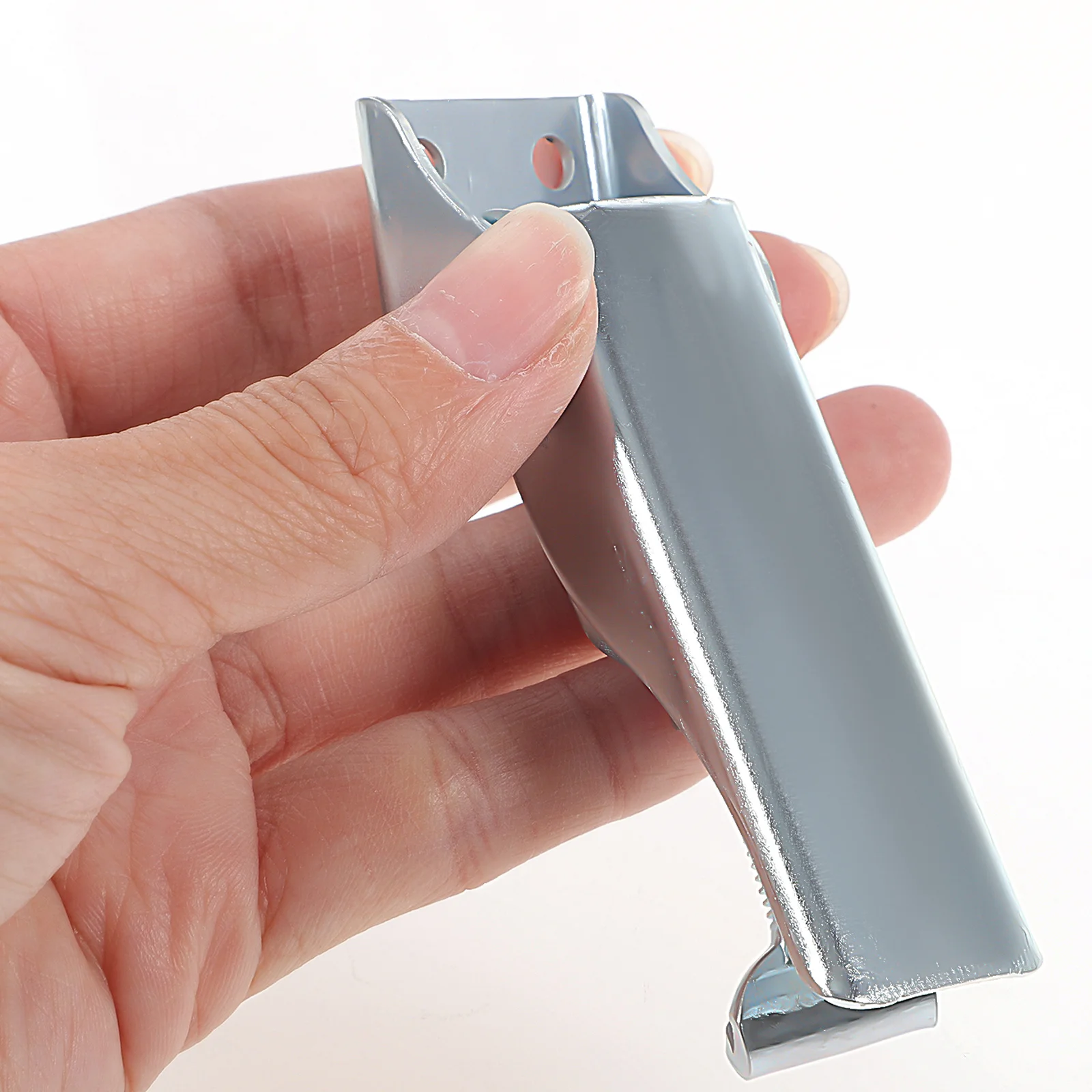 Hook Latch Lock Adjustable Steel Mechanism Fastener for Machinery Replacement Robust Metal Latch for Secure Fixing and Portable
Hook Latch Lock Adjustable Steel Mechanism Fastener for Machinery Replacement Robust Metal Latch for Secure Fixing and Portable