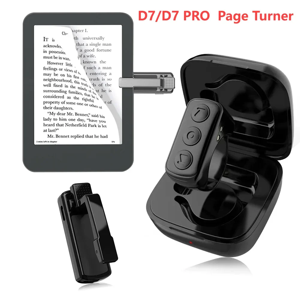 Remote Control Page Turner Ring Bluetooth-Compatible 5.0 E-Reader Controller Page Turner Clicker Camera Video Recording Remote
Remote Control Page Turner Ring Bluetooth-Compatible 5.0 E-Reader Controller Page Turner Clicker Camera Video Recording Remote