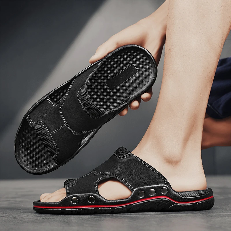 Men's Fashion Trend Slippers Summer Casual Lazy Slippers Large Size 38-48 Anti Slip Thick Sole Fashionable Casual Beach Sandals
Men's Fashion Trend Slippers Summer Casual Lazy Slippers Large Size 38-48 Anti Slip Thick Sole Fashionable Casual Beach Sandals
