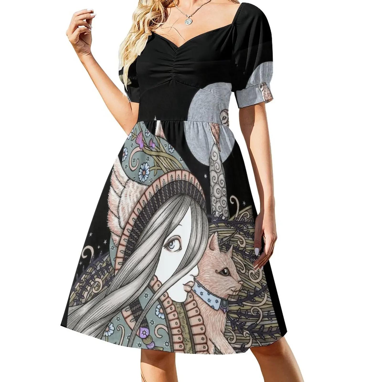 Creatures of the Night Short-Sleeved Dress women's summer clothing 2025 summer dress woman 2025 dresses for official occasions
Creatures of the Night Short-Sleeved Dress women's summer clothing 2025 summer dress woman 2025 dresses for official occasions