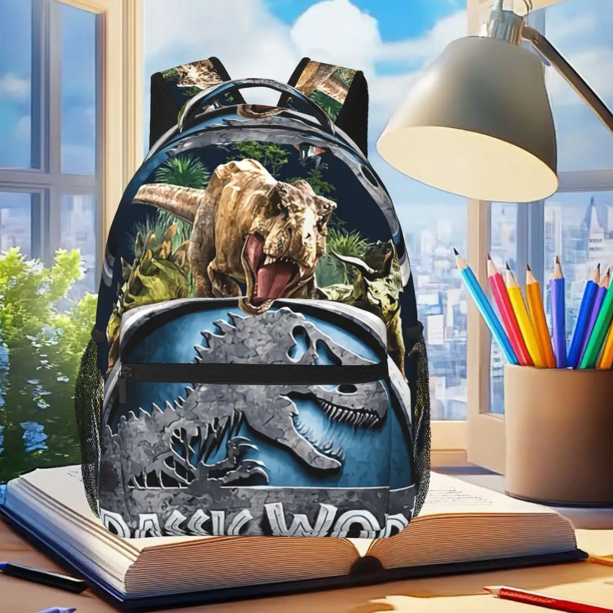 Jurassic World Dinosaur Movie Backpack Student Boys Girls BookBag Kids School Bag Computer Shoulder Bags for Men Women
Jurassic World Dinosaur Movie Backpack Student Boys Girls BookBag Kids School Bag Computer Shoulder Bags for Men Women