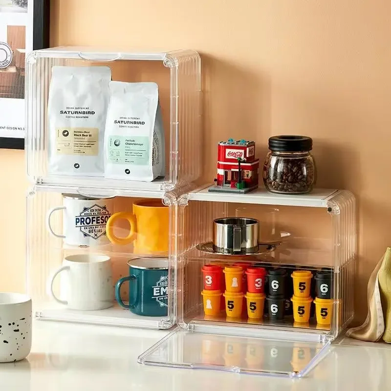 Dustproof Coffee Mug Cup Storage Rack Acrylic Tabletop Transparent Cosmetics Make Up Storage Box Double Layer Home Organizer
Dustproof Coffee Mug Cup Storage Rack Acrylic Tabletop Transparent Cosmetics Make Up Storage Box Double Layer Home Organizer