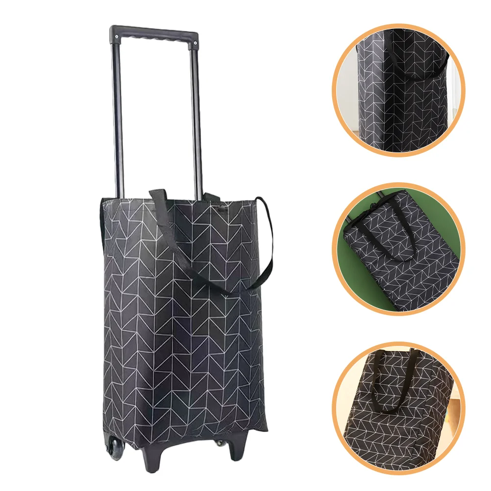 Shopping Cart Waterproof Grocery Bags with Wheels and Removable Bag and Rolling Personal Handtruck Standard
Shopping Cart Waterproof Grocery Bags with Wheels and Removable Bag and Rolling Personal Handtruck Standard
