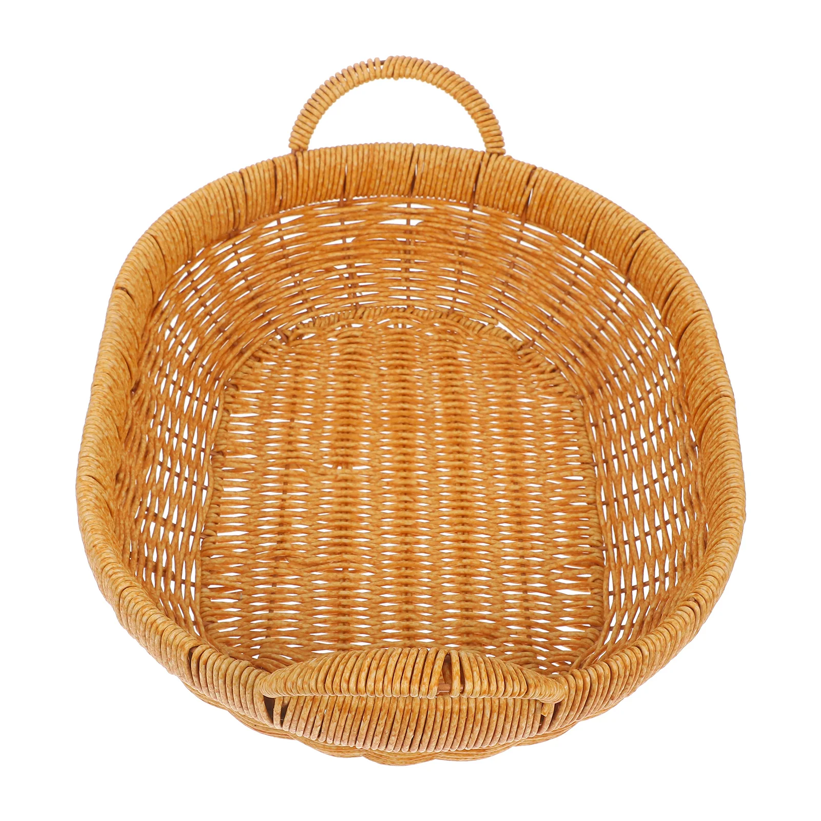 1pcs 1 Fruit Plate Snack Basket Tray Counter Plastic Desktop Rattan Storage Home Woven Bread Food Picnic Kitchen Serving
1pcs 1 Fruit Plate Snack Basket Tray Counter Plastic Desktop Rattan Storage Home Woven Bread Food Picnic Kitchen Serving