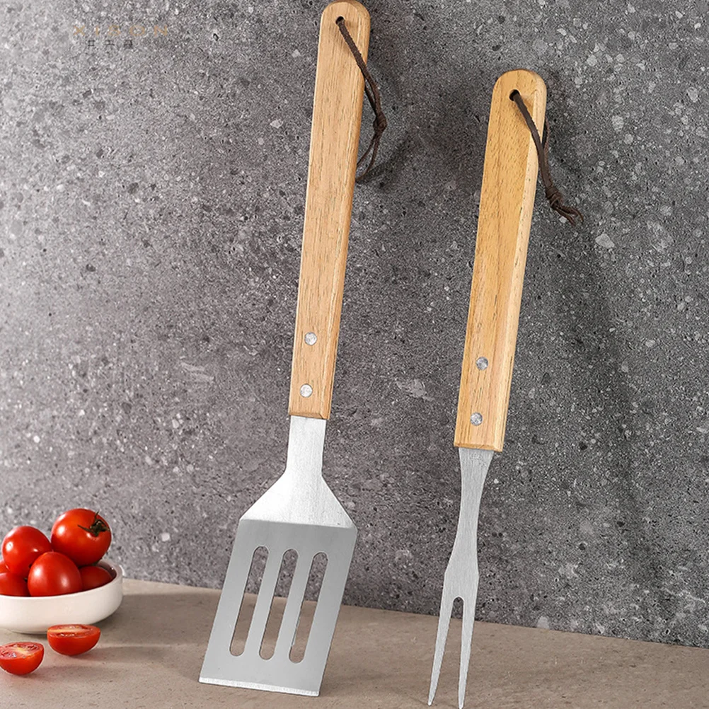 1Set Stainless Steel Outdoor Grill Tool Set Wood Handle Lightweight Bbq Accessories Camping Picnic Barbecue Kit
1Set Stainless Steel Outdoor Grill Tool Set Wood Handle Lightweight Bbq Accessories Camping Picnic Barbecue Kit