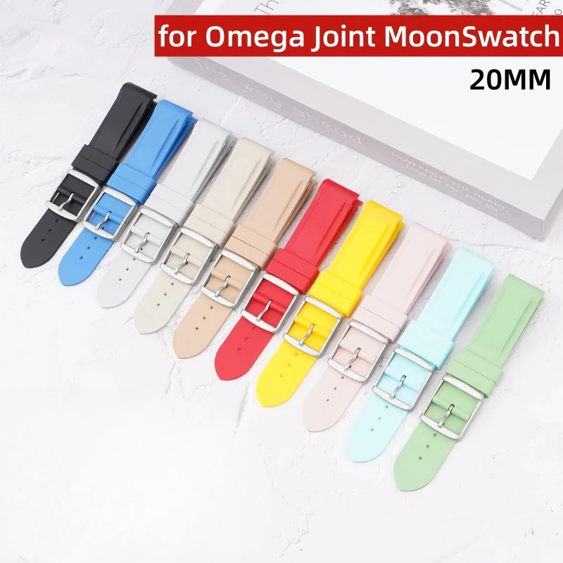 Ремешок силиконовый для часов Omega Joint Moonswatch, резиновый водонепроницаемый спортивный браслет с созвездиями для мужчин и женщин, 20 мм
Ремешок силиконовый для часов Omega Joint Moonswatch, резиновый водонепроницаемый спортивный браслет с созвездиями для мужчин и женщин, 20 мм