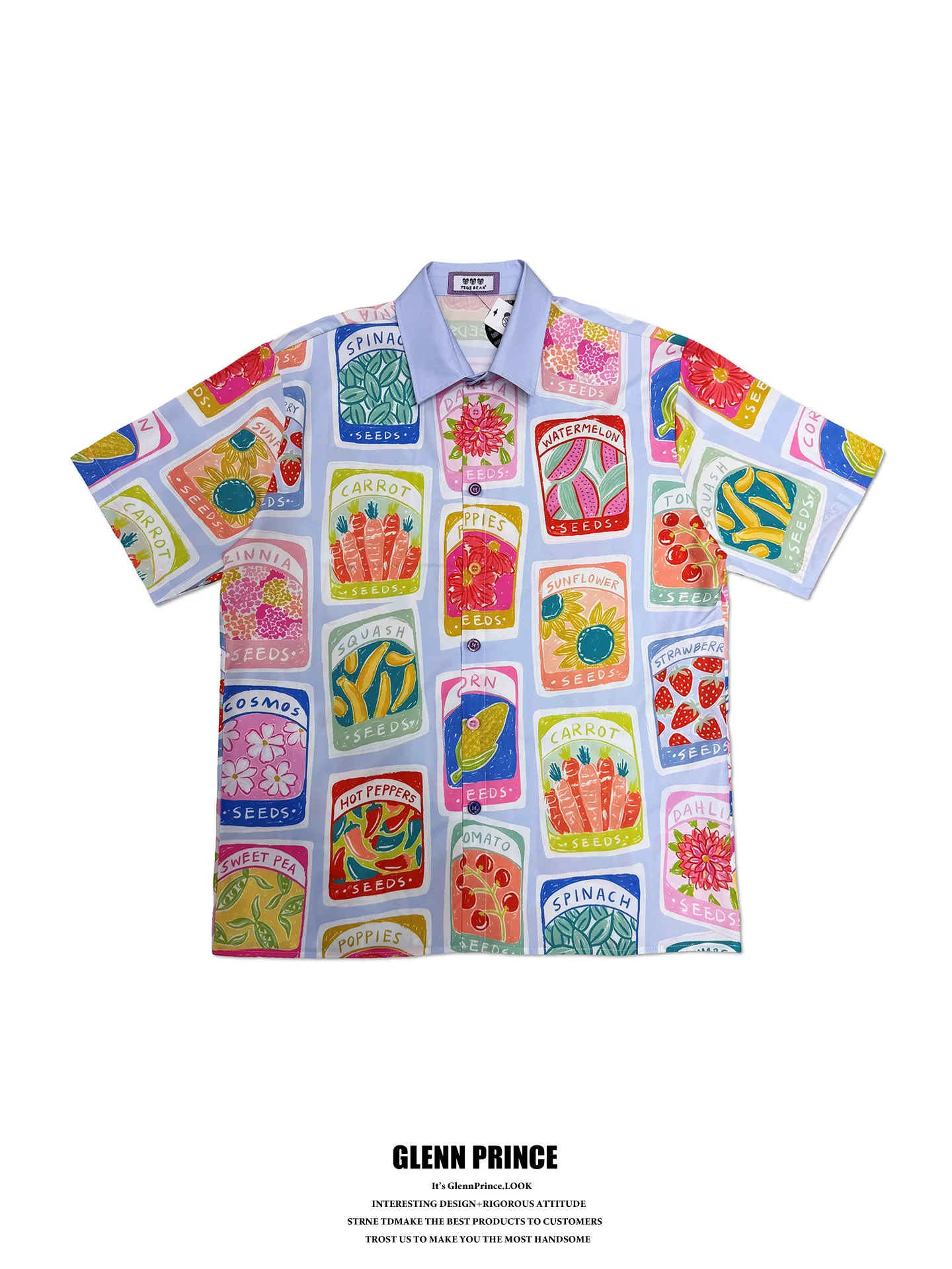 GPstudio Japanese Retro Food Print Short Sleeve Casual Shirt Men's Summer Lazy Holiday Couple's Shirt Loose Fit Polyester
GPstudio Japanese Retro Food Print Short Sleeve Casual Shirt Men's Summer Lazy Holiday Couple's Shirt Loose Fit Polyester