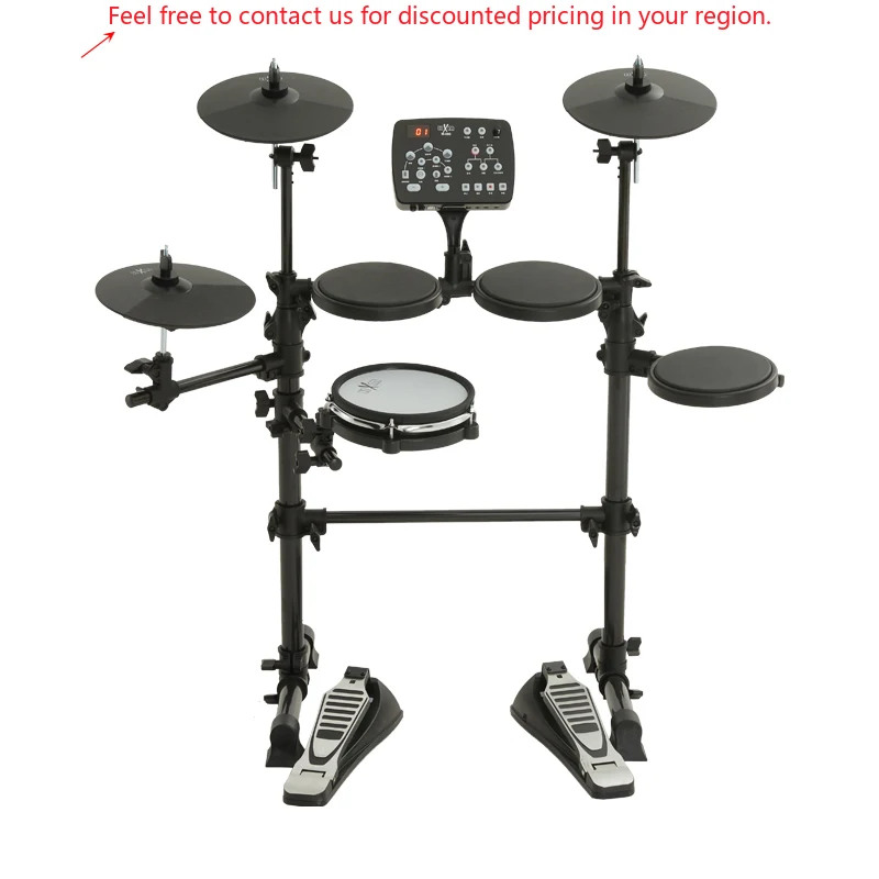 HD-006LX Popular Percussion Instruments Entry Level 7-piece Kit Electronic Drum Set Drum Electric Drum Set Professional
HD-006LX Popular Percussion Instruments Entry Level 7-piece Kit Electronic Drum Set Drum Electric Drum Set Professional