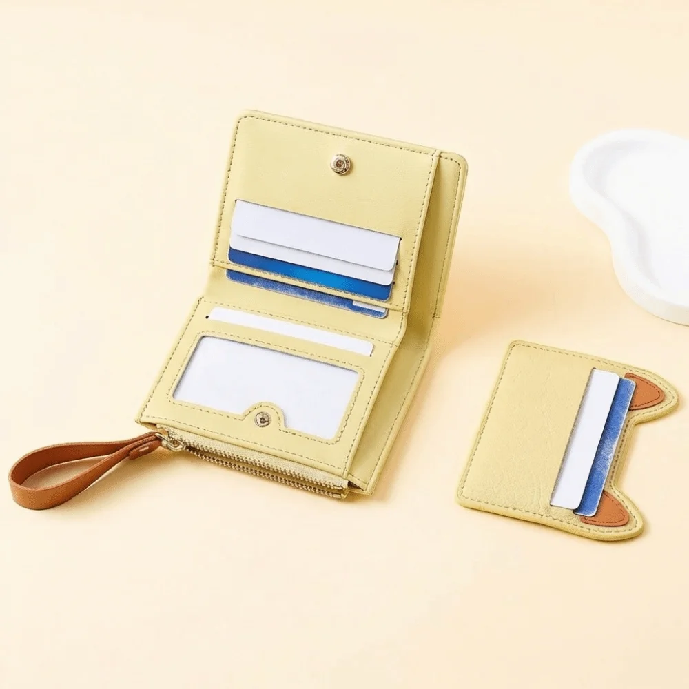 Fashion Short Cat Wallet Multi Card Position Zipper Cartoon Wallet Card Holder with Lanyard Student Card Coin Purse Ladies
Fashion Short Cat Wallet Multi Card Position Zipper Cartoon Wallet Card Holder with Lanyard Student Card Coin Purse Ladies