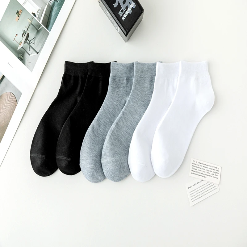 Vihir Men Summer Cotton Low Cut Sport Socks Solid Black/Grey/White Short Socks 12 Pairs/pack
Vihir Men Summer Cotton Low Cut Sport Socks Solid Black/Grey/White Short Socks 12 Pairs/pack
