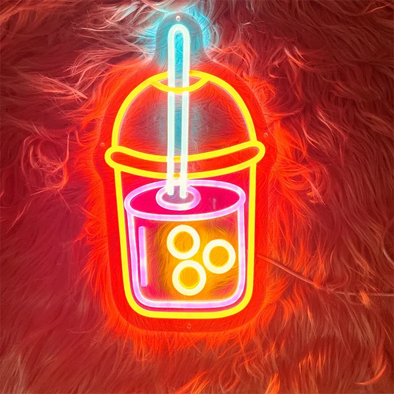Anime Cartoon Neon Sign Milk Tea Cup Signs Custom for Kawaii Room Decor Mall Store Neon Hang Wall Decoration Light Night Lamp
Anime Cartoon Neon Sign Milk Tea Cup Signs Custom for Kawaii Room Decor Mall Store Neon Hang Wall Decoration Light Night Lamp