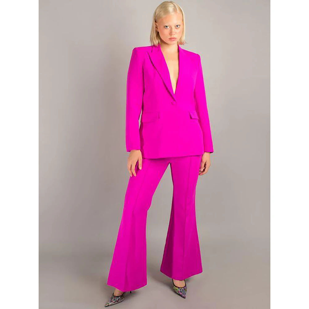 Bright and Beautiful Chic Pants Suit 2 Pieces Blazer Trousers Single Button Custom Made Set Formal Evening Party Dress
Bright and Beautiful Chic Pants Suit 2 Pieces Blazer Trousers Single Button Custom Made Set Formal Evening Party Dress