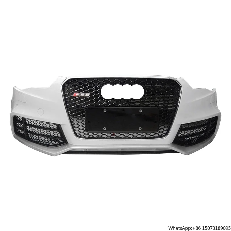 RS5 Front Bumper with Grill for A5 Bumper S5 B8.5 Facelift RS5 Bod Ykit Bumper FOR A5 S5 B8.5 2012 2013 2014 2015 2016
RS5 Front Bumper with Grill for A5 Bumper S5 B8.5 Facelift RS5 Bod Ykit Bumper FOR A5 S5 B8.5 2012 2013 2014 2015 2016
