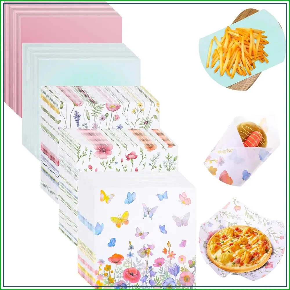 400 Sheets Wax Paper 12x12 Inch Dry Waxed Deli Paper for Wrapping Greaseproof Sandwich Wrap Food Basket Parchment Papers for Picnic Bakery Kitchen Party Supplies (Cute Color, Flower)
400 Sheets Wax Paper 12x12 Inch Dry Waxed Deli Paper for Wrapping Greaseproof Sandwich Wrap Food Basket Parchment Papers for Picnic Bakery Kitchen Party Supplies (Cute Color, Flower)