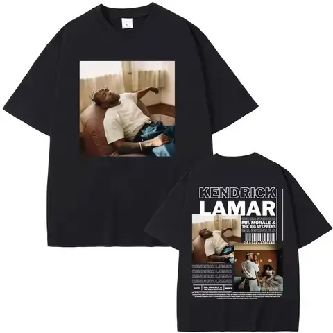 Summer Rapper Kendrick Lamar DAMN To Pimp A Butterfly Mr. Morale & The Big Steppers Album Graphic Wamen Unisex Men T-shirt