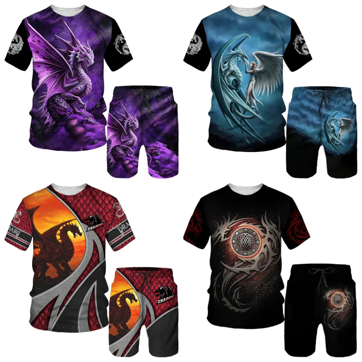 25-26 Summer Hot-selling Fashion Trend Luxury Suit 3D Printing American Street Breathable Quick-drying T-shirt Shorts Set
25-26 Summer Hot-selling Fashion Trend Luxury Suit 3D Printing American Street Breathable Quick-drying T-shirt Shorts Set