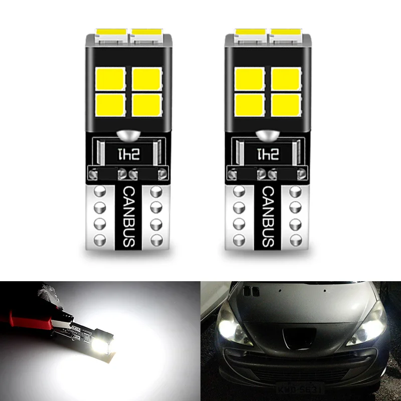 2PCS T10 W5W Super Bright LED Car Parking Lights for Peugeot 206 308 407 207 3008/2017 2008 208 508 301 306 408 106 107 607 405
2PCS T10 W5W Super Bright LED Car Parking Lights for Peugeot 206 308 407 207 3008/2017 2008 208 508 301 306 408 106 107 607 405
