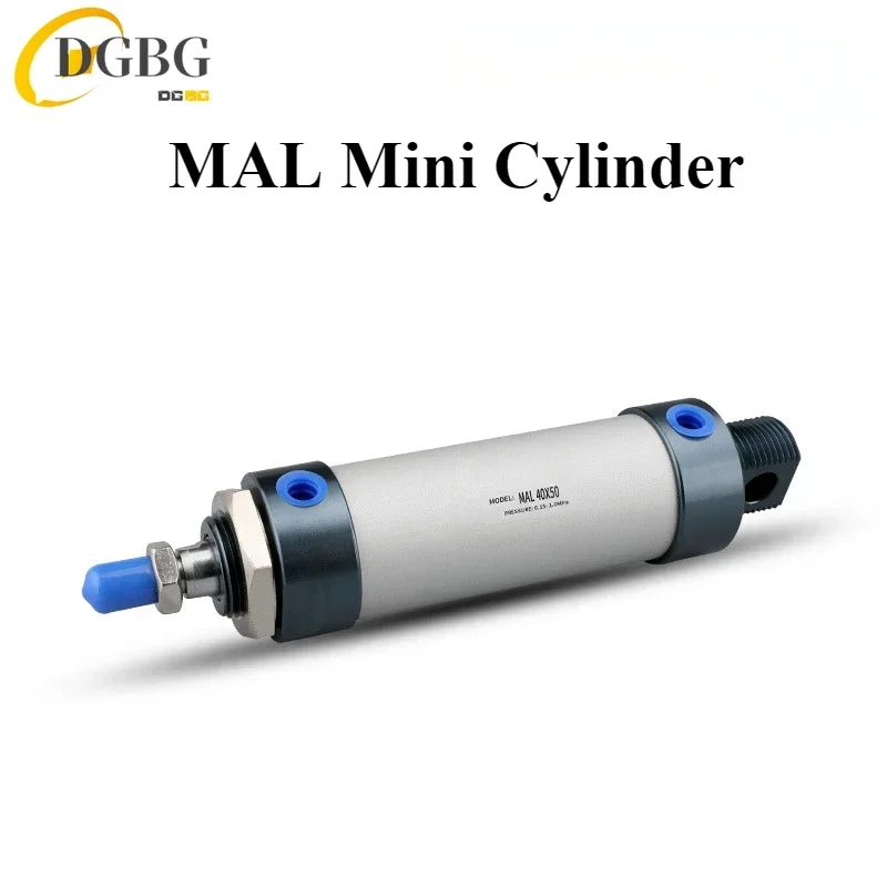 MAL40 Мини-цилиндр из алюминиевого сплава, маленький пневматический MAL40*25/50/75/100/125/150/175/200/300/400/500 Пневматические детали Диаметр 40 мм
MAL40 Мини-цилиндр из алюминиевого сплава, маленький пневматический MAL40*25/50/75/100/125/150/175/200/300/400/500 Пневматические детали Диаметр 40 мм