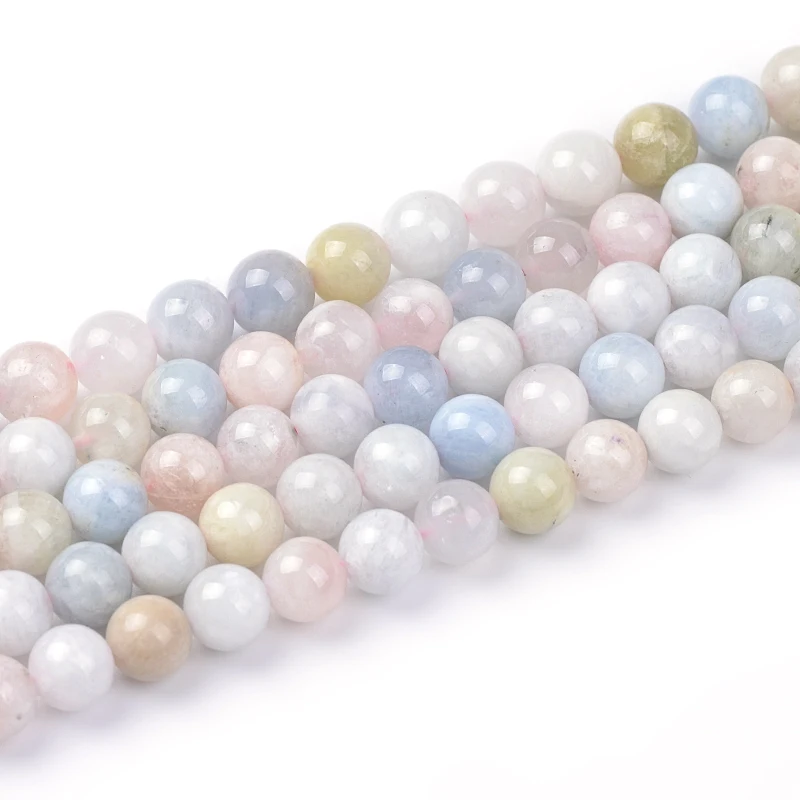 Genuine Natural Morganite AAA Gemstone Round Loose Beads for Jewelry Making DIY Bracele
Genuine Natural Morganite AAA Gemstone Round Loose Beads for Jewelry Making DIY Bracele