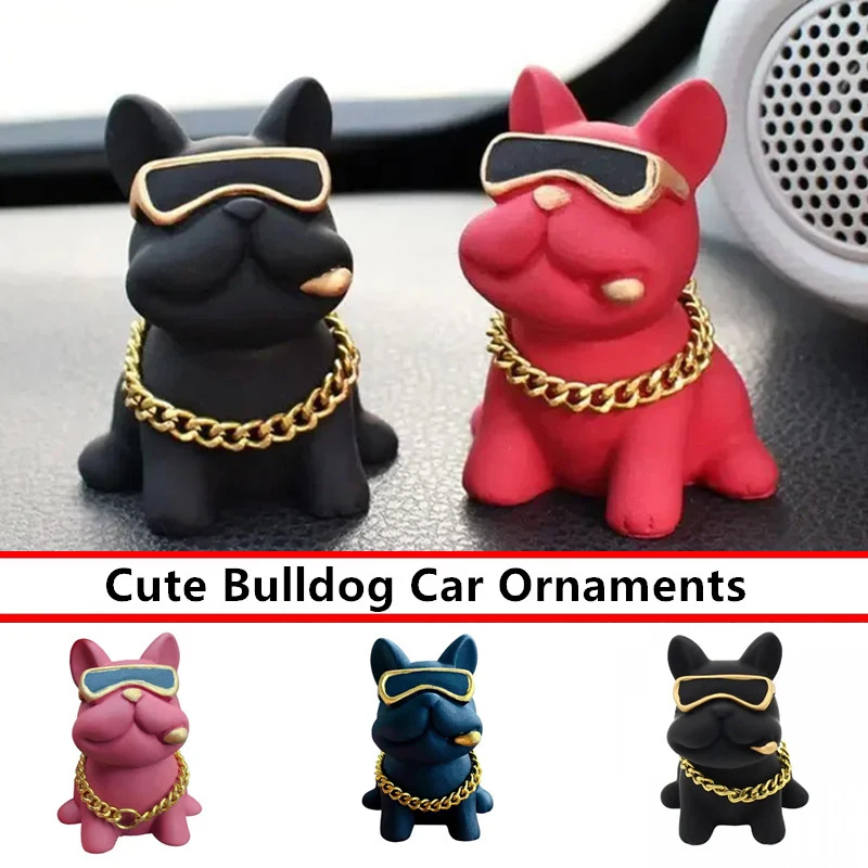 Cute Bulldog Car Ornaments Cars Accessories Interior Center Console Deco Perfect for Car or Home Auto Dashboard Creative Dog
Cute Bulldog Car Ornaments Cars Accessories Interior Center Console Deco Perfect for Car or Home Auto Dashboard Creative Dog