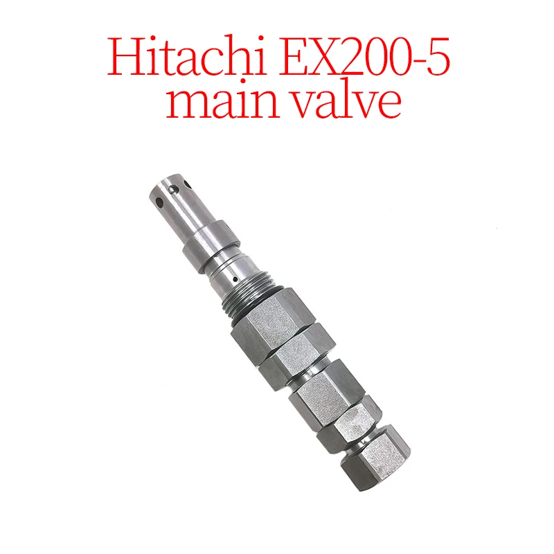 Construction Machinery Parts Excavator Accessories Suitable for Hitachi EX200-5 Main Valve (Length: 164mm, Thread: 27mm) 
Construction Machinery Parts Excavator Accessories Suitable for Hitachi EX200-5 Main Valve (Length: 164mm, Thread: 27mm)
