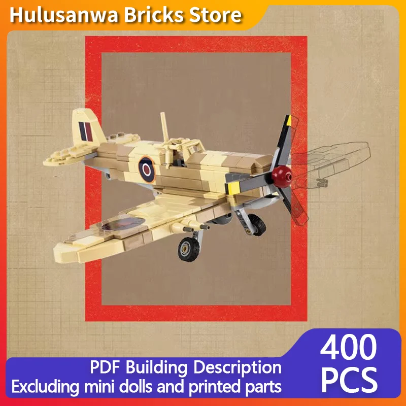 Military Spitfire Fighter Jets Model MOC Building Bricks War Equipment Modular Technology Gifts Holiday Assemble Children Toys
Military Spitfire Fighter Jets Model MOC Building Bricks War Equipment Modular Technology Gifts Holiday Assemble Children Toys