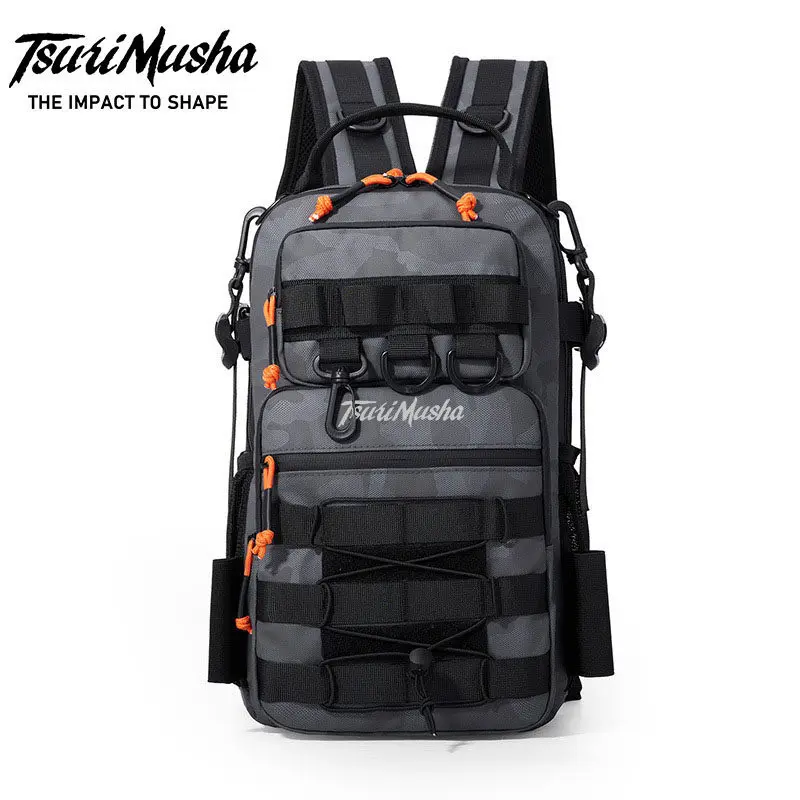 Tsurimusha Japanese Fishing Bag 3 Layers Single Double Shoulder Oblique Span Lure Fishing Gear Bag Outdoor Waterproof Rod Bag
Tsurimusha Japanese Fishing Bag 3 Layers Single Double Shoulder Oblique Span Lure Fishing Gear Bag Outdoor Waterproof Rod Bag