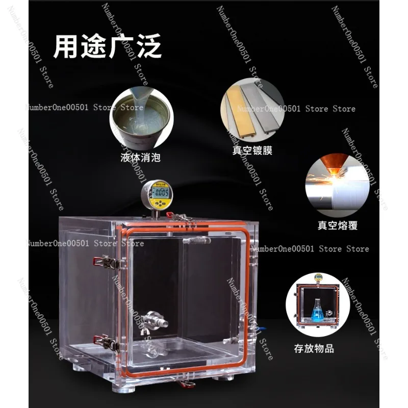 Камера для вакуумной дегазации из нержавеющей стали, вакуумная пеногасительная коробка для лаборатории, силиконовая смола, 400 мм
Камера для вакуумной дегазации из нержавеющей стали, вакуумная пеногасительная коробка для лаборатории, силиконовая смола, 400 мм