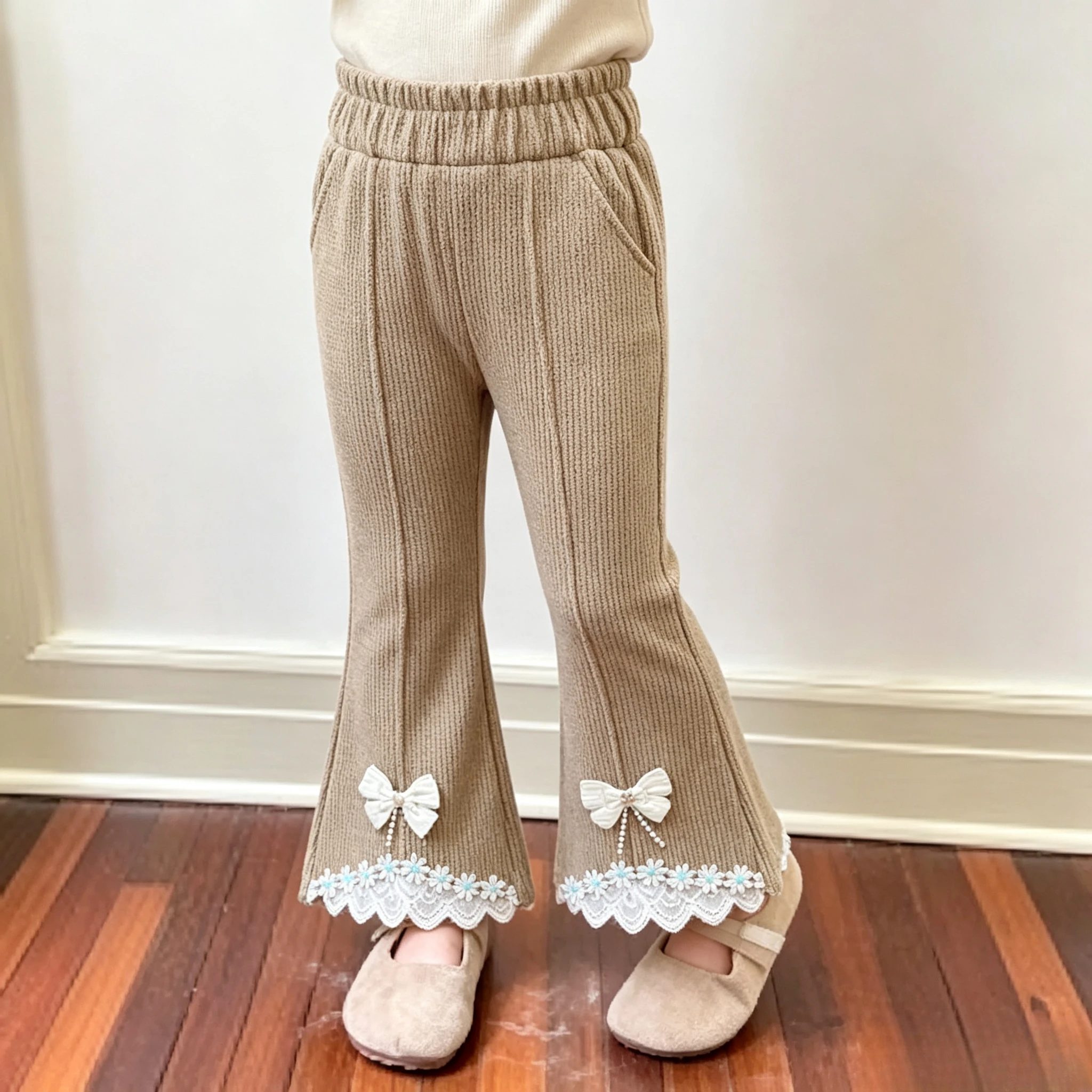 Girls Fall Winter 2026 New Fleece Baby Outer Wear Corduroy Thick Fall Bow Long Pants Kids Flared Pants
Girls Fall Winter 2026 New Fleece Baby Outer Wear Corduroy Thick Fall Bow Long Pants Kids Flared Pants