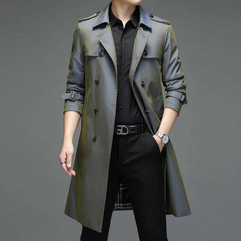 Silk Trench Coat Men Classic Double Breasted Mens Long Coat Men Clothing Long Jacket Coat British Style Overcoat L-5xl Plus Size
Silk Trench Coat Men Classic Double Breasted Mens Long Coat Men Clothing Long Jacket Coat British Style Overcoat L-5xl Plus Size