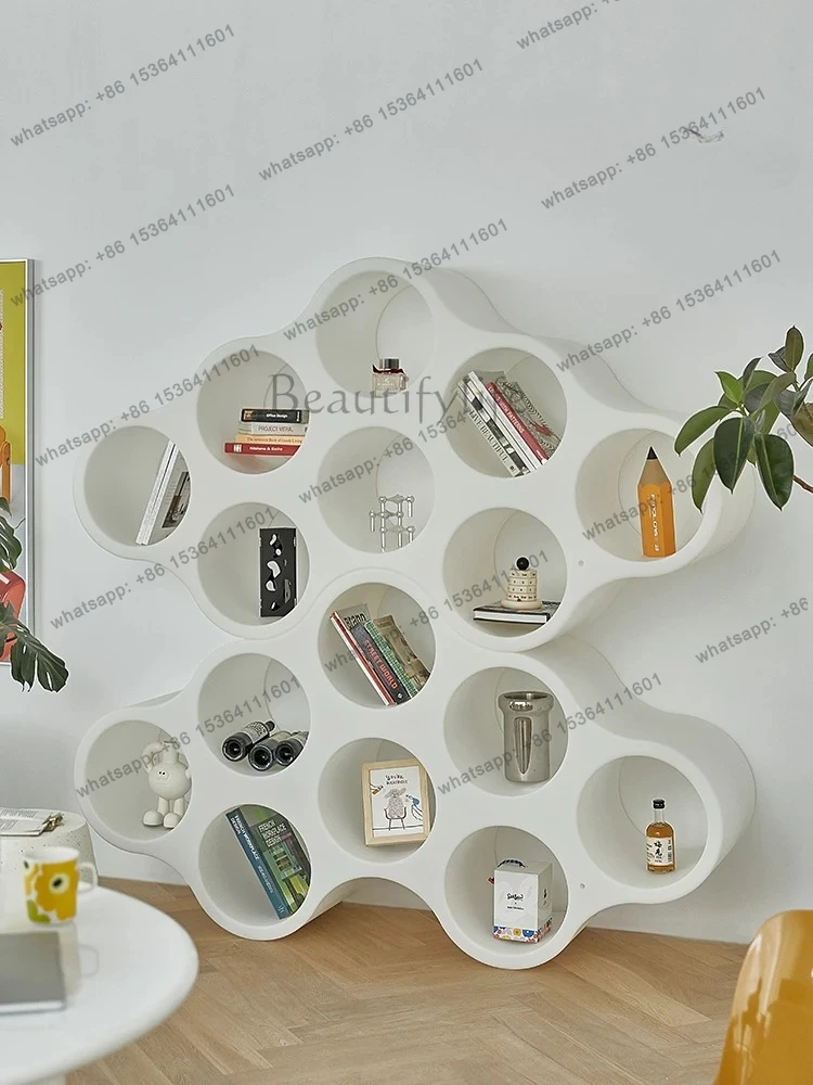 Cloud bookshelf, ancient hole in the wind, storage rack, living room decoration photography props
Cloud bookshelf, ancient hole in the wind, storage rack, living room decoration photography props