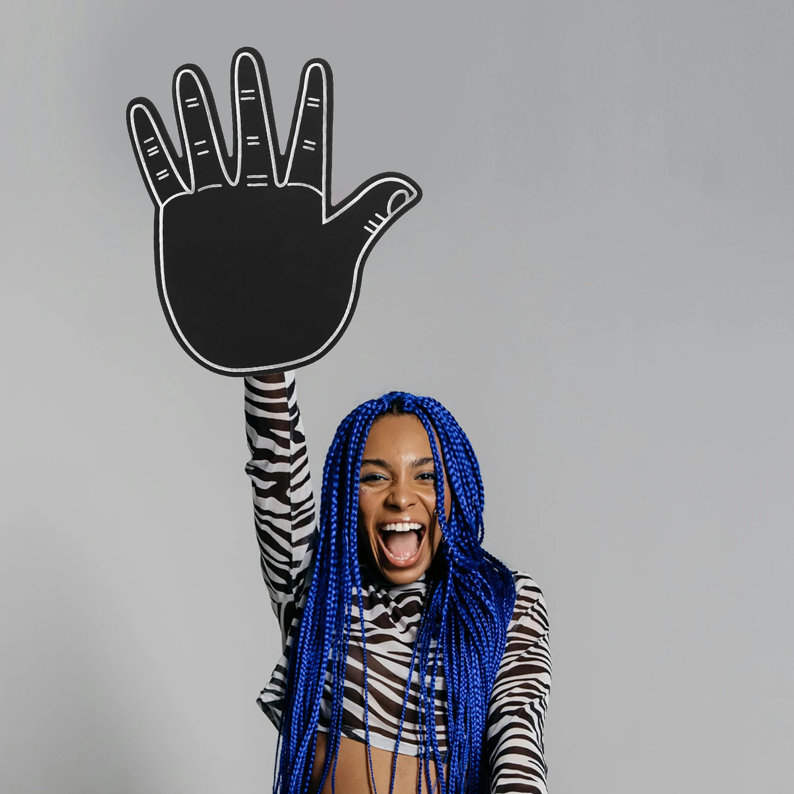 Giant Foam Finger for Cheerleading Support Lightweight Eva Foam Hand for Sports Events Team Fan Celebration Props
Giant Foam Finger for Cheerleading Support Lightweight Eva Foam Hand for Sports Events Team Fan Celebration Props