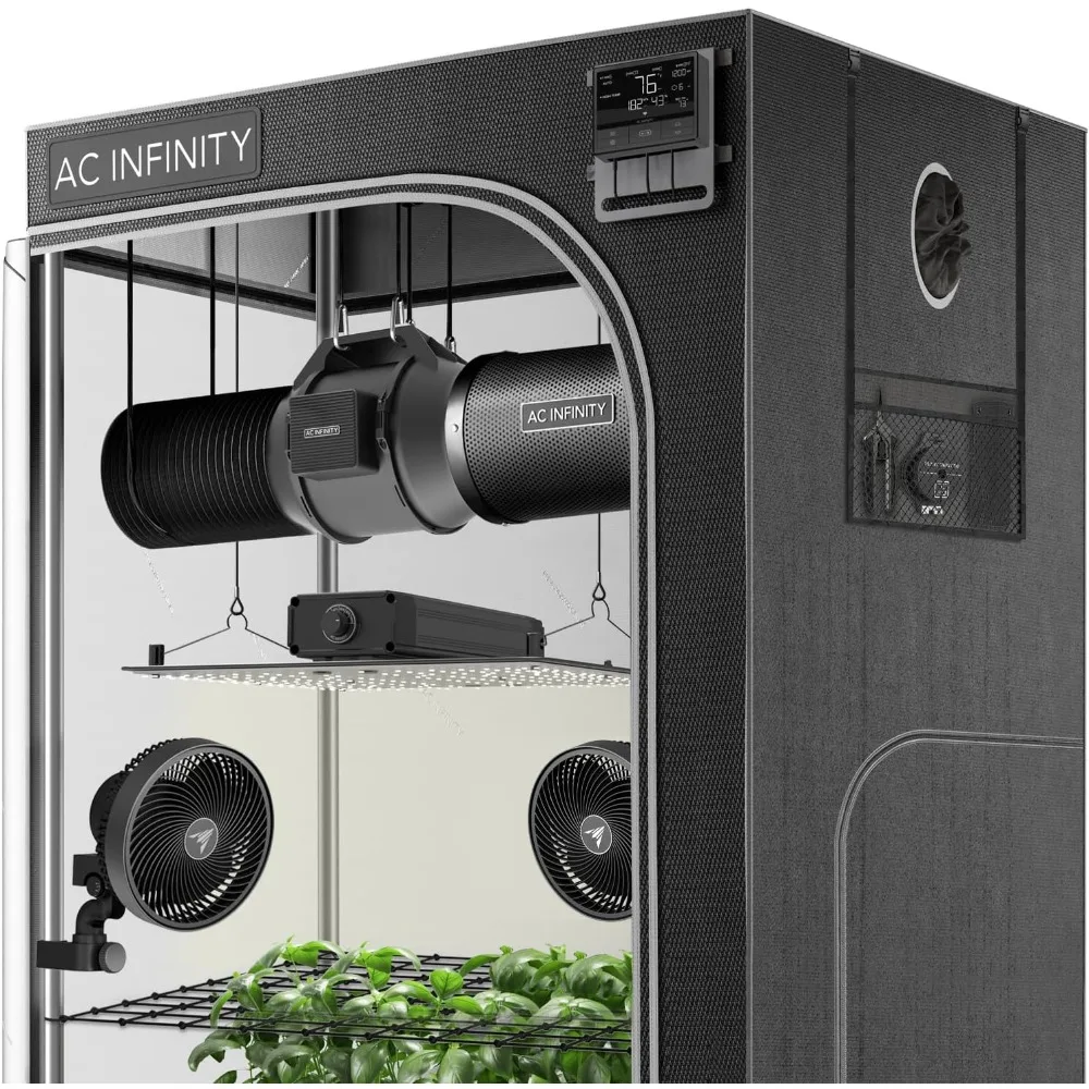 Advance Grow System, 4-Plant Kit, WiFi-Integrated, Automate Ventilation, Circulation, Schedule Full Spectrum Samsung, Grow Tent
Advance Grow System, 4-Plant Kit, WiFi-Integrated, Automate Ventilation, Circulation, Schedule Full Spectrum Samsung, Grow Tent