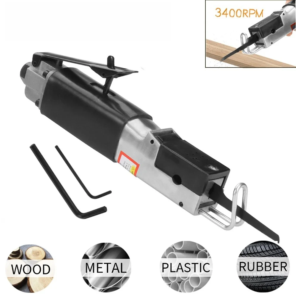 For Automotive Sheet Metal Woodworking Cutting Pneumatic Tool 1/4" Alloy Pneumatic Reciprocating Saw Portable Air Cutting Saw
For Automotive Sheet Metal Woodworking Cutting Pneumatic Tool 1/4" Alloy Pneumatic Reciprocating Saw Portable Air Cutting Saw
