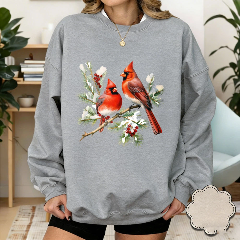 Cardinals Sweatshirt Nature Inspired Bird Watching Enthusiast Clothing Cardinal Graphic Printed Sweatshirt Women Unisex Pullover
Cardinals Sweatshirt Nature Inspired Bird Watching Enthusiast Clothing Cardinal Graphic Printed Sweatshirt Women Unisex Pullover