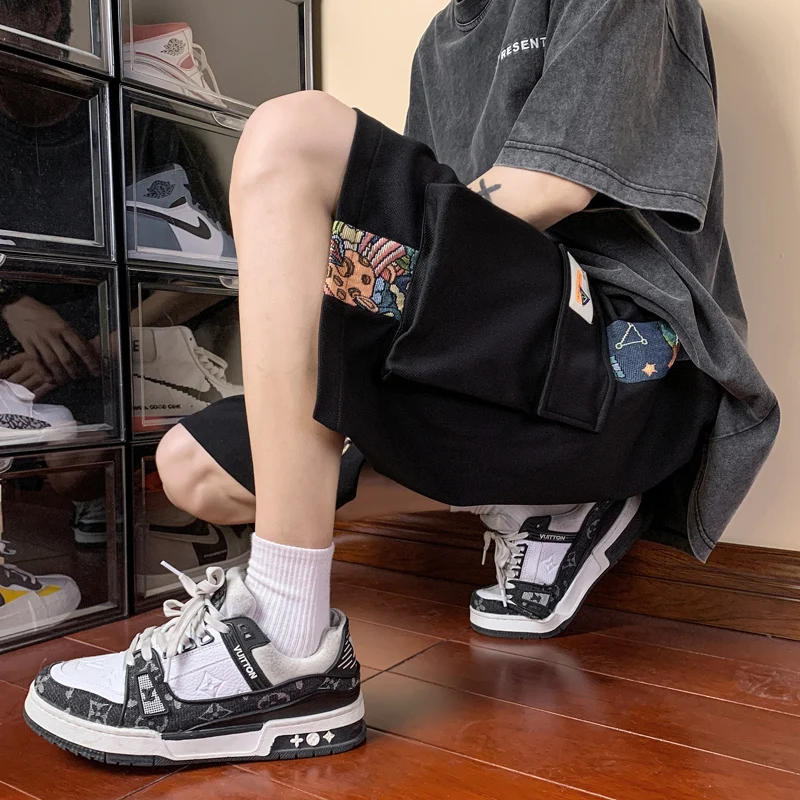 Мужские спортивные брюки American Sle Sports: модные, брендовые, большие размеры, рабочая одежда, брюки средней длины, для старшеклассников
Мужские спортивные брюки American Sle Sports: модные, брендовые, большие размеры, рабочая одежда, брюки средней длины, для старшеклассников