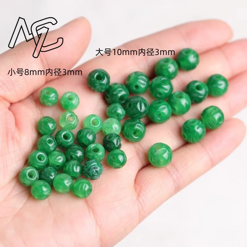 10 шт. натуральных зеленых нефритовых бусин для изготовления браслетов, украшений, модных аксессуаров, амулетов, подарков для женщин и мужчин
10 шт. натуральных зеленых нефритовых бусин для изготовления браслетов, украшений, модных аксессуаров, амулетов, подарков для женщин и мужчин