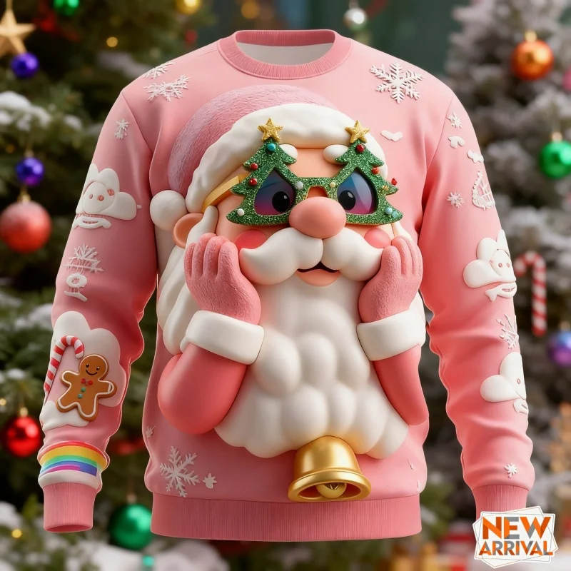 Cute Santa Pattern Sweatshirts For Men Women Christmas Deer 3D Printed Pullover Festival Party Hoodies Long Sleeves O-Neck Tops
Cute Santa Pattern Sweatshirts For Men Women Christmas Deer 3D Printed Pullover Festival Party Hoodies Long Sleeves O-Neck Tops