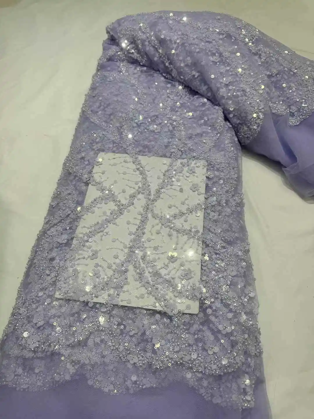 African Beaded Lace Tulle Fabric, Heavy Handmade Swiss Sequin Fabric, Nigerian Wedding Prom Dress Sewing High Quality, 2025
African Beaded Lace Tulle Fabric, Heavy Handmade Swiss Sequin Fabric, Nigerian Wedding Prom Dress Sewing High Quality, 2025