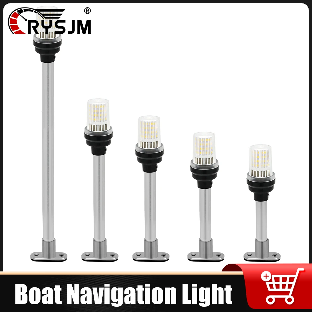 LED Fold Down Anchor Light Sailing Signal Lamp for Marine Boat Yacht Accessories 12V-24V for Yacht Marine Anchor Light Hardware
LED Fold Down Anchor Light Sailing Signal Lamp for Marine Boat Yacht Accessories 12V-24V for Yacht Marine Anchor Light Hardware