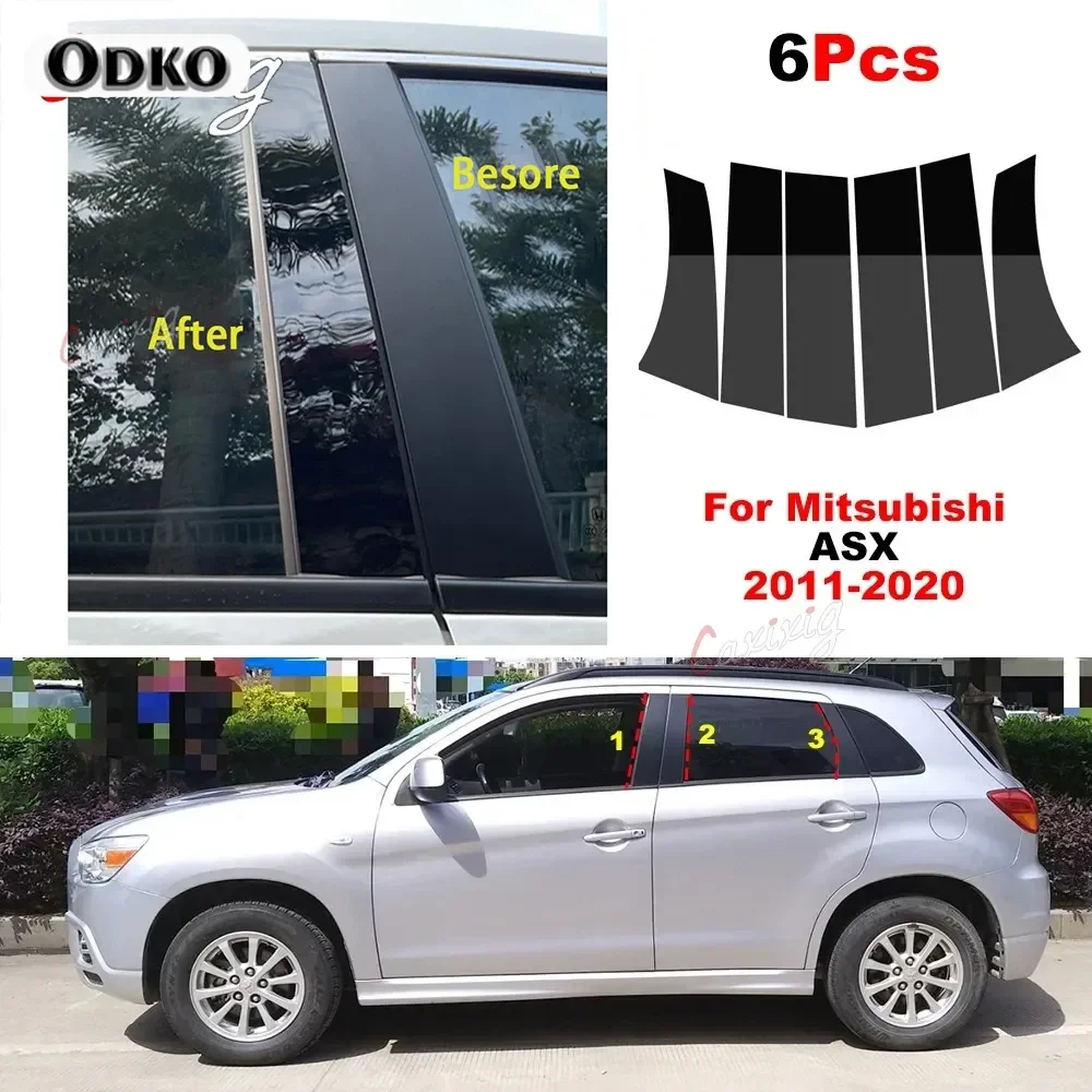 6 шт., полированные стойки для автомобильных окон и дверей, подходит для Mitsubishi ASX 2011-2020
6 шт., полированные стойки для автомобильных окон и дверей, подходит для Mitsubishi ASX 2011-2020