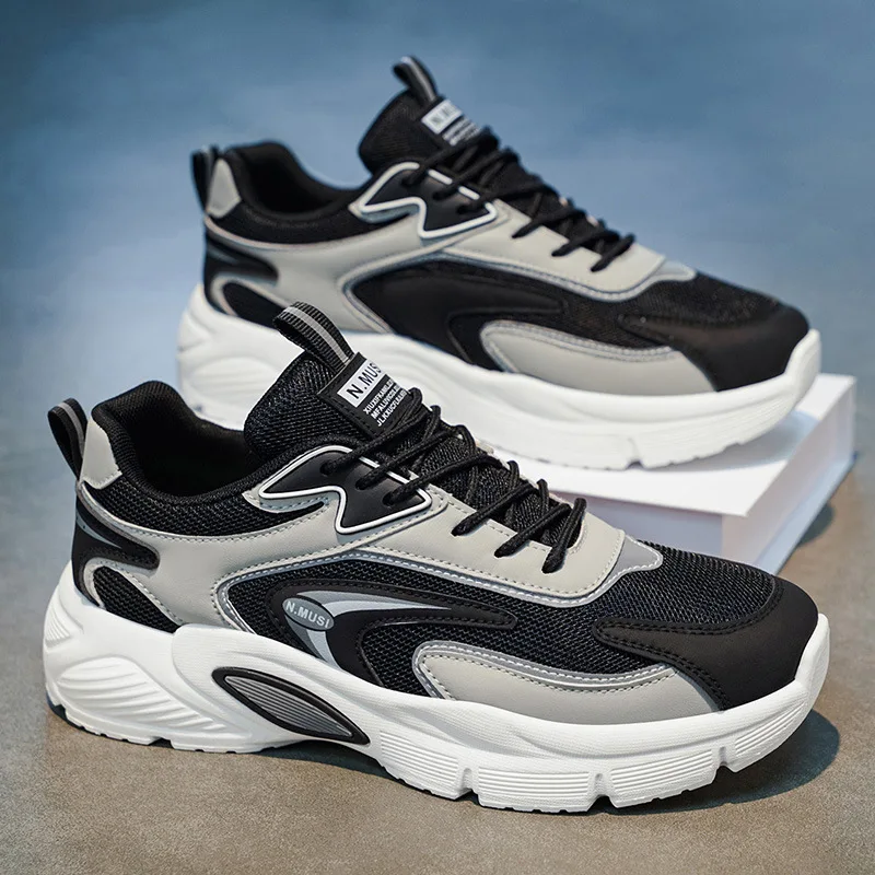 Men's new breathable, comfortable, anti slip, wear-resistant outdoor sports and leisure running shoes
Men's new breathable, comfortable, anti slip, wear-resistant outdoor sports and leisure running shoes