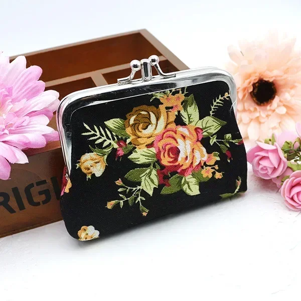Women Coin Purse Cute Flower Print Ladies Mini Bag Coin Bag Two Metal Button Pocket Coin Pouch Key Credit Card Holder Сумки
Women Coin Purse Cute Flower Print Ladies Mini Bag Coin Bag Two Metal Button Pocket Coin Pouch Key Credit Card Holder Сумки