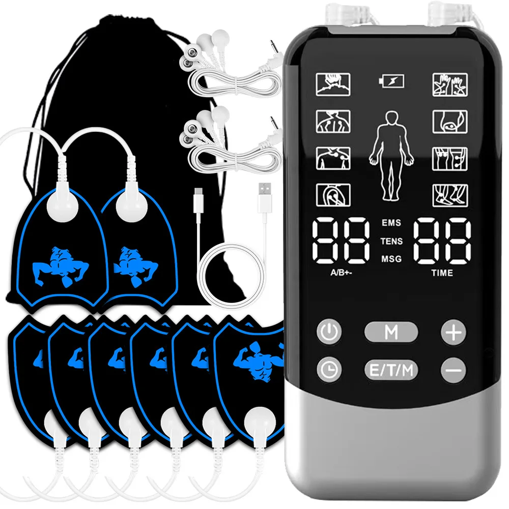 Стимулятор мышц TENS Unit EMS Device, портативный электронный импульсный массажер для облегчения боли в спине и тонизирования тела
Стимулятор мышц TENS Unit EMS Device, портативный электронный импульсный массажер для облегчения боли в спине и тонизирования тела