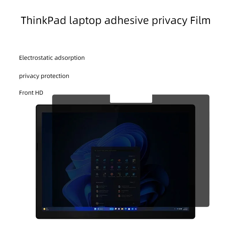 12.3-inch ThinkPad X12 Detachable laptop screen adhesive anti-peep film anti-peep anti-spy.
12.3-inch ThinkPad X12 Detachable laptop screen adhesive anti-peep film anti-peep anti-spy.