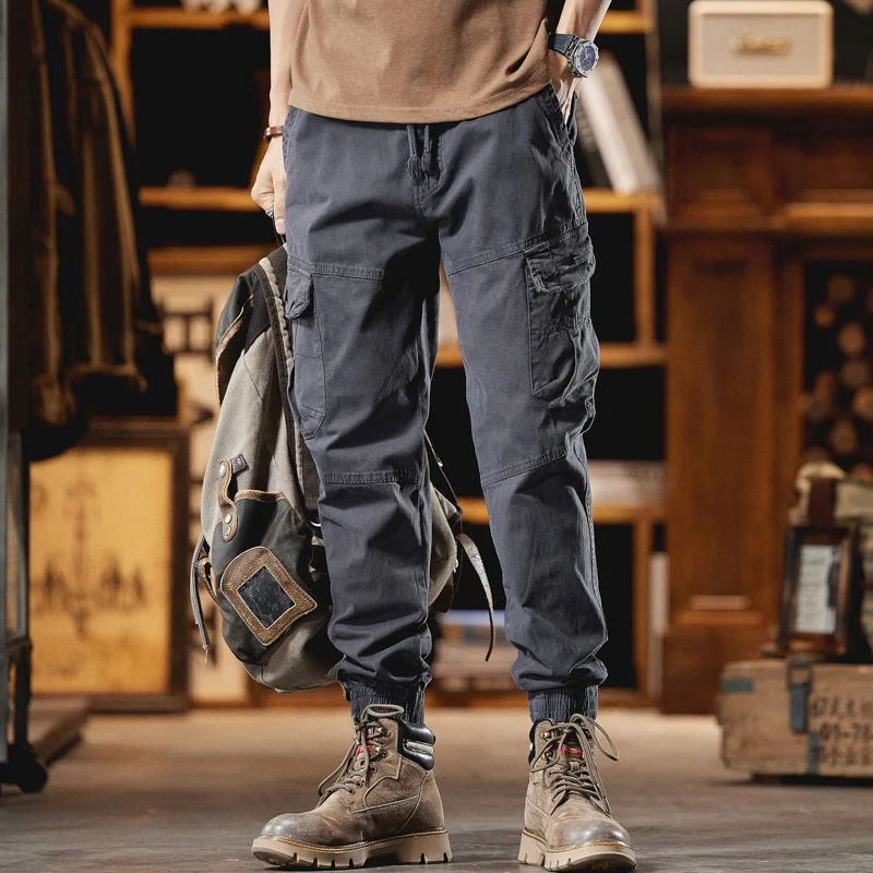 2025 New American Retro Work Pants Men's Slim Fit Cotton Wear Resistant Trousers Spring Autumn Trend Brand Casual Pants
2025 New American Retro Work Pants Men's Slim Fit Cotton Wear Resistant Trousers Spring Autumn Trend Brand Casual Pants