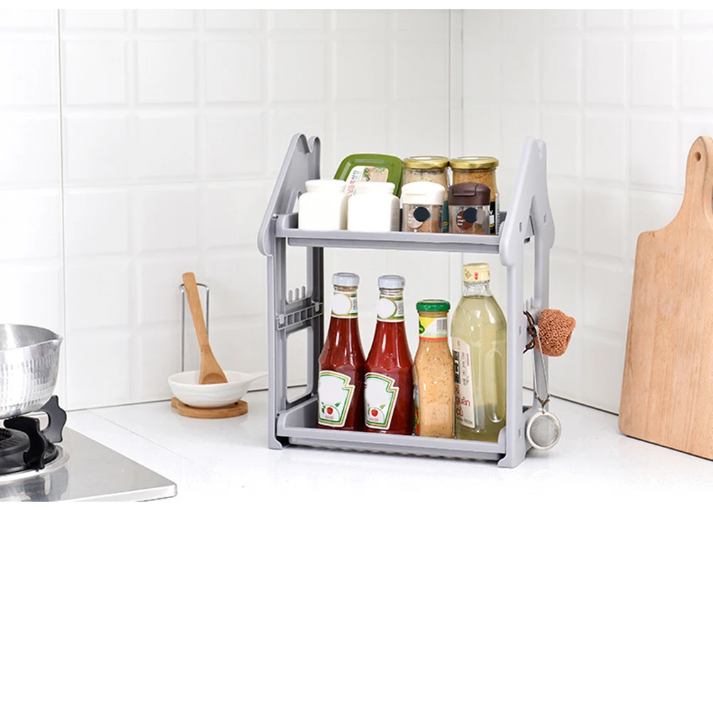 Dark Grey Three Layers Plastic Storage Rack Desktop Condiments Organizer Bathroom Kitchen Eco Friendly
Dark Grey Three Layers Plastic Storage Rack Desktop Condiments Organizer Bathroom Kitchen Eco Friendly